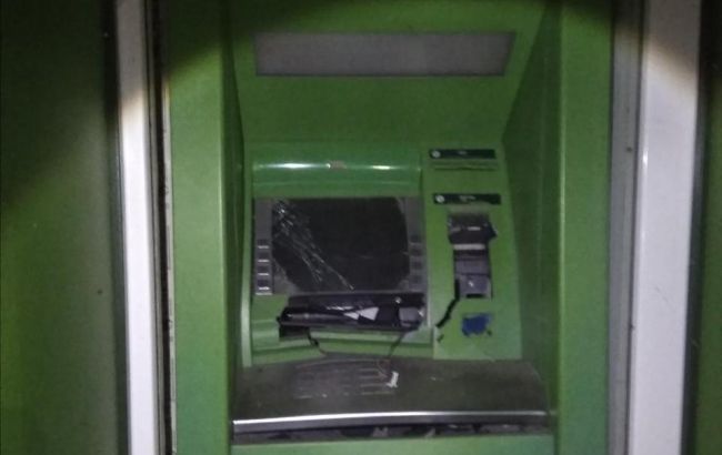 У Харківській області підірвали банкомат