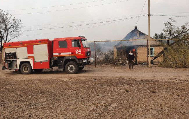 Синоптики прогнозируют затихание ветра в местах пожаров в Луганской области