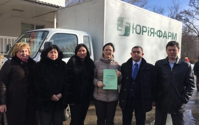 Одеська ОДА отримала гумдопомогу від українських фармацевтів для боротьби з наслідками грипу
