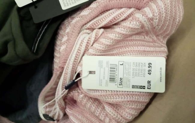 В Украину из Польши пытались ввезти брендовую одежду под видом "гуманитарки"