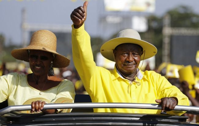 Мусевені п'ятий раз поспіль став президентом Уганди