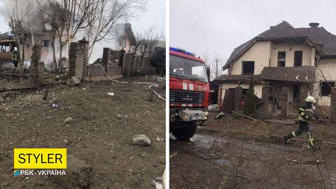 Під Києвом через обстріли окупантів згорів приватний будинок, є загиблі