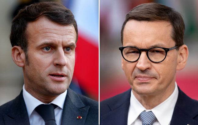 Макрон назвал премьера Польши "антисемитом" из-за критики его разговоров с Путиным