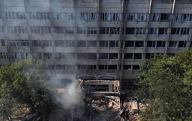 Ракетный удар по университетам Николаева: количество раненых увеличилось
