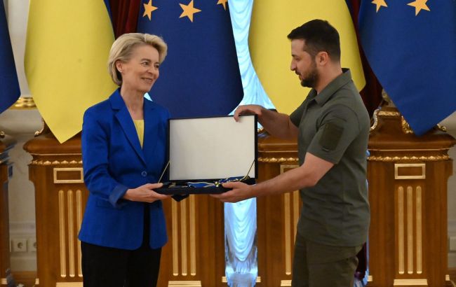 Зеленський вручив главі Єврокомісії орден Ярослава Мудрого