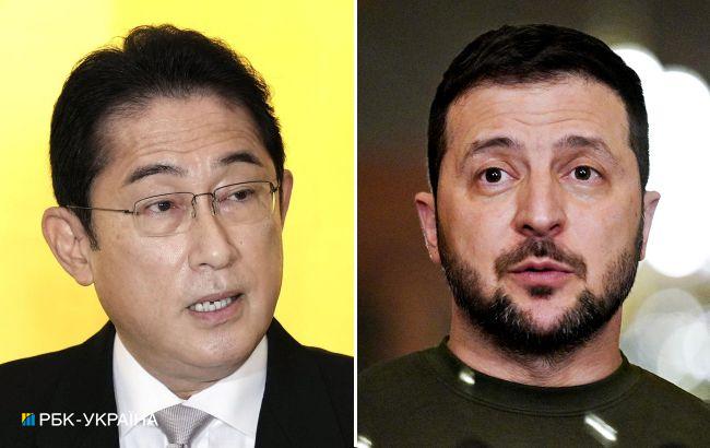 Зеленский провел телефонные переговоры с премьером Японии