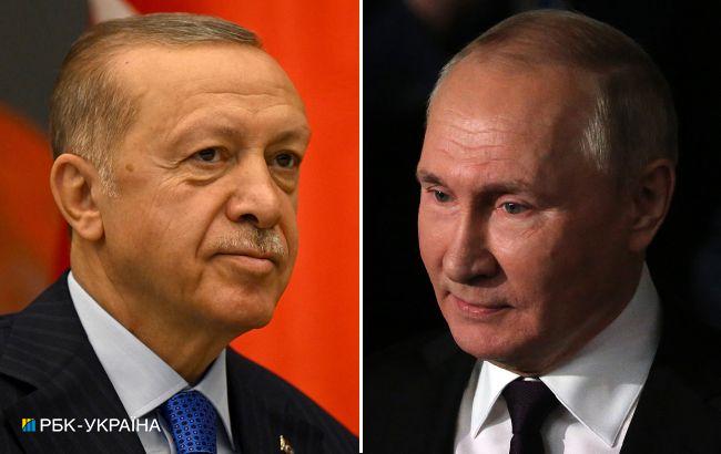 Ердоган у Сочі обговорить з Путіним "зерновий коридор" та обмін полоненими