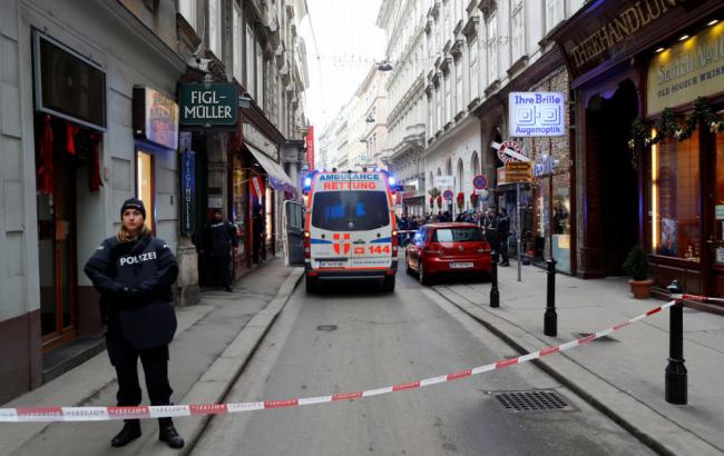 В центре Вены взорвался автомобиль