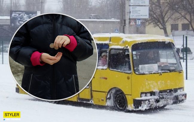 Не хватило на проезд: на Прикарпатье водитель высадил ребенка на мороз