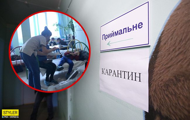 Лежать в коридорах: в Одесі лікарні переповнені хворими дітьми