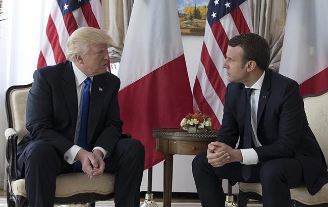 Трамп відвідає Францію для обговорення з Макроном глобальних антитерористичних заходів