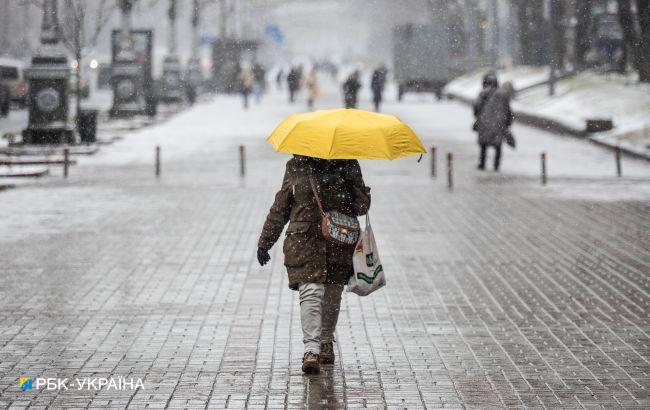 Сегодня в Украине ожидаются снег и дожди: синоптики назвали регионы