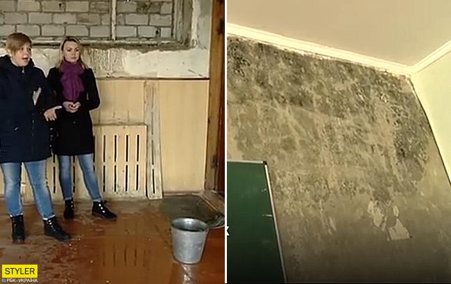 На Волыни родители запретили учить своих детей в затопленных классах