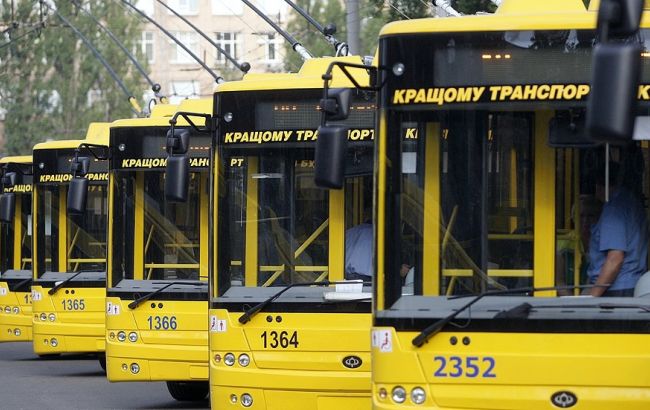 У Києві завтра тимчасово змінять роботу 5 тролейбусних маршрутів