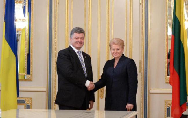 Порошенко і Грібаускайте обговорили питання енергобезпеки