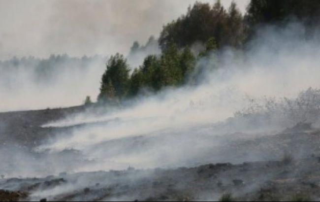 У Київській обл. пожежники продовжують гасіння торф’яників на загальній площі близько 122 га