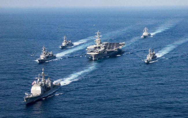 Авіаносна група США почала навчання біля берегів Корейського півострова
