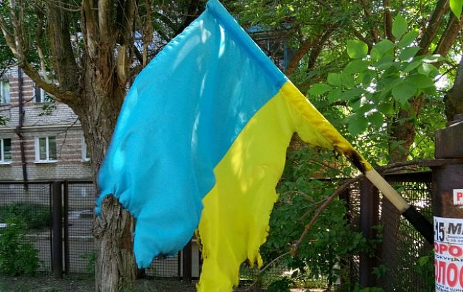 В Запорожской области неизвестные надругались над государственным флагом