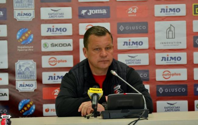 Головний тренер "Вереса" Свірков подав у відставку