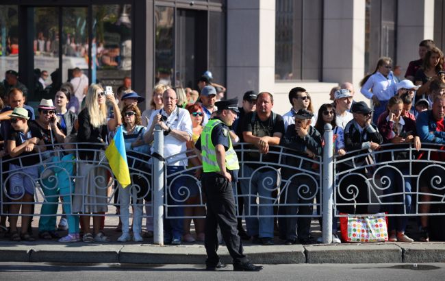 В Киеве мероприятия ко Дню Независимости прошли без серьезных нарушений