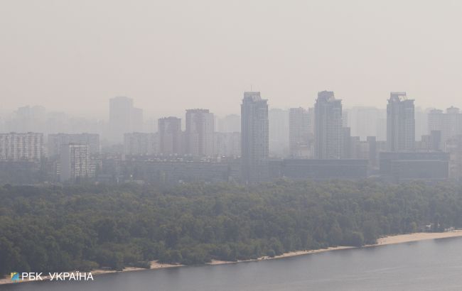 В Киеве загрязнение воздуха превысило норму