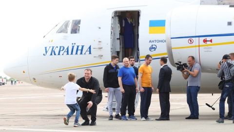 Украинские пленные дома! Исторические фото из "Борисполя"