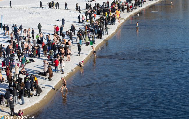 У Києві облаштували локації для святкування Водохреща: список адрес