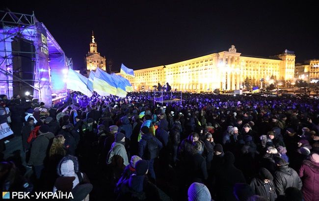 На акциях в Киеве дежурят 1,3 тыс. нацгвардейцев