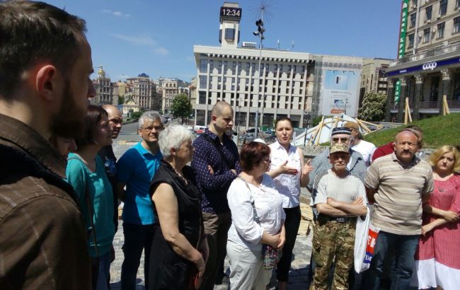 Родственники погибших "Небесной сотни" требуют продолжать следственные эксперименты на Институтской