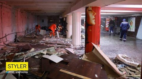 У Києві продовжують зносити МАФи (фото)