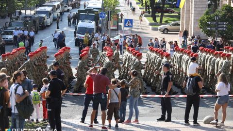 В Киеве прошла вторая репетиция парада ко Дню независимости: фото и видео