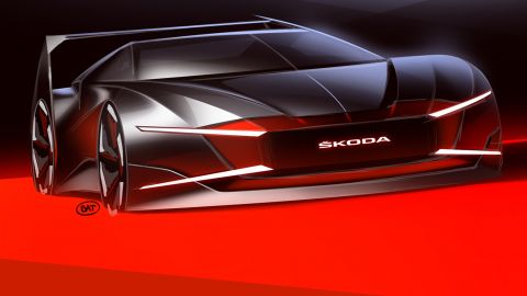 Дизайнери Skoda реінкарнували унікальний спорткар з фільму жахів