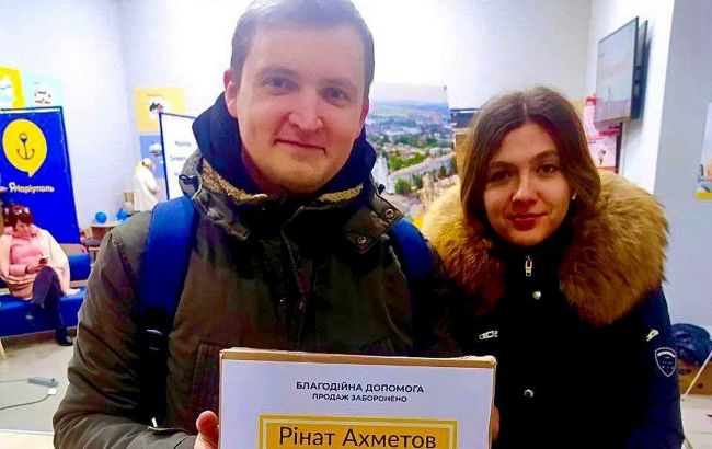 Переселенцы в Виннице получили гигиенические наборы от Фонда Ахметова