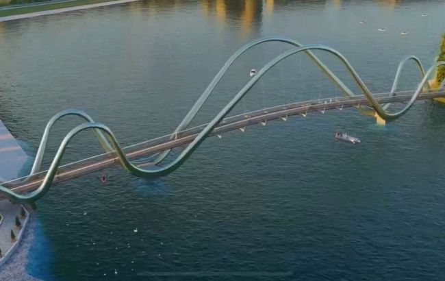 У Києві відновлюється будівництво пішохідного мосту на Оболоні за меценатські кошти, - Кличко