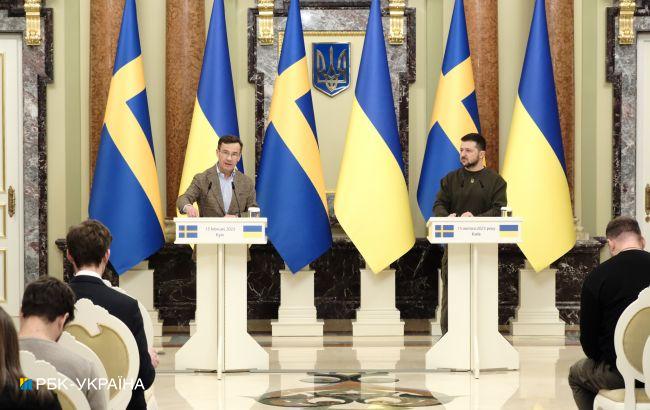 Зеленський зустрівся з прем’єр-міністром Швеції у Києві