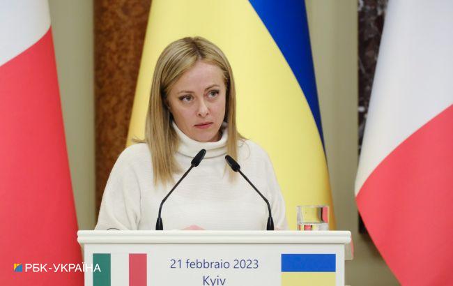 Україна отримає від Італії три системи ППО, - Мелоні
