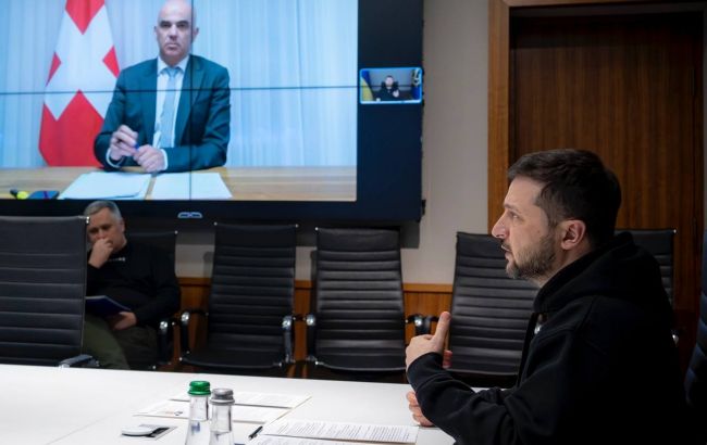 Зеленский впервые поговорил с новым президентом Швейцарии: обсудили "формулу мира"