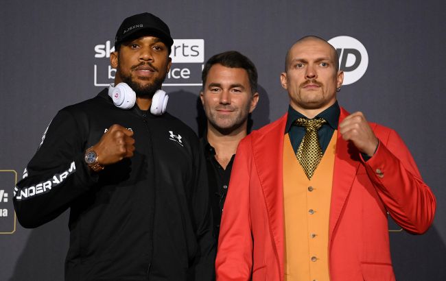 Усик привез Джошуа во Львов: как звезды бокса "зажгли" по-украински (видео)