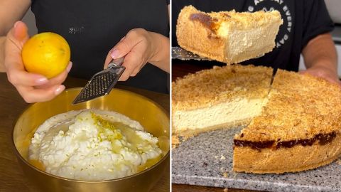 Королевская ватрушка без замешивания теста: вкусный рецепт с кисломолочным сыром