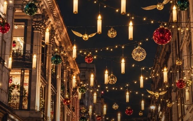 Казкове Різдво: центральну вулицю в Лондоні підсвітять в стилі Гаррі Поттера