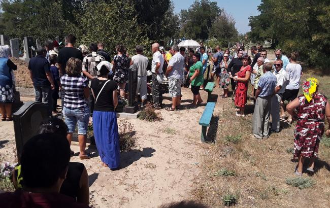 В Херсонской области простились с бойцом АТО