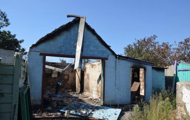 В результате обстрела Зайцево разрушены 3 частных дома