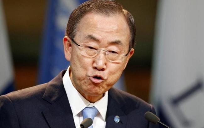 Генсек ООН осудил обстрел автобуса в Волновахе