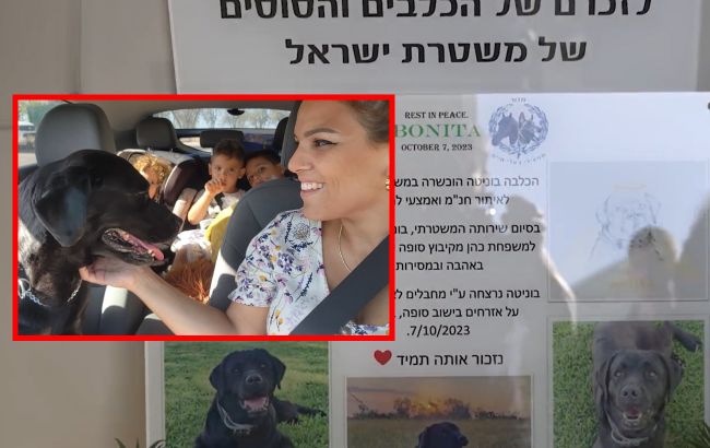 Собака врятував від ХАМАС цілу сім'ю ціною власного життя: прийняв удар на себе