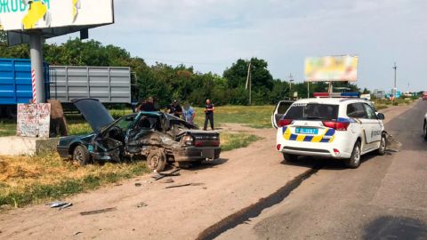 В Николаевской области произошло ДТП с пострадавшими с участием автомобиля полиции