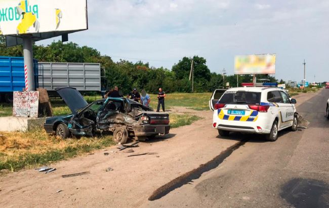 В Николаевской области произошло ДТП с пострадавшими с участием автомобиля полиции