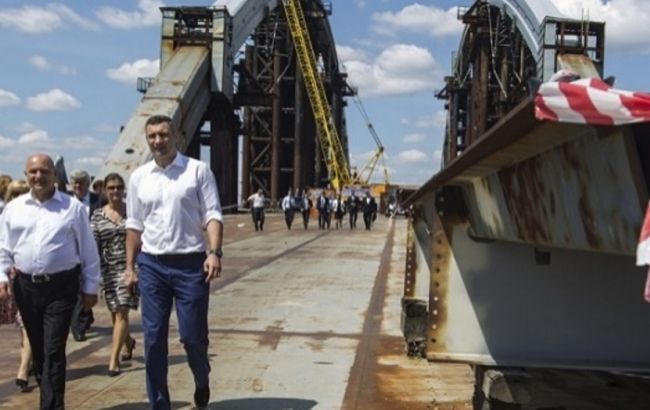 Восени почне роботу українсько-німецька група з добудови Подільсько-Воскресенського мосту, - Кличко