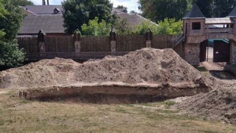 В Коростене на месте котлована под 50-метровый флагшток нашли останки мамонта (фото)