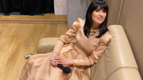 Королева: Маша Ефросинина блистала в роскошном платье за 14 тысяч гривен