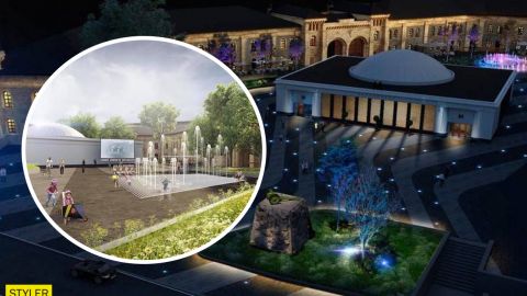 "Сухой" фонтан и сакуры: показали, как в Киеве изменится площадь возле метро "Арсенальная" (фото)